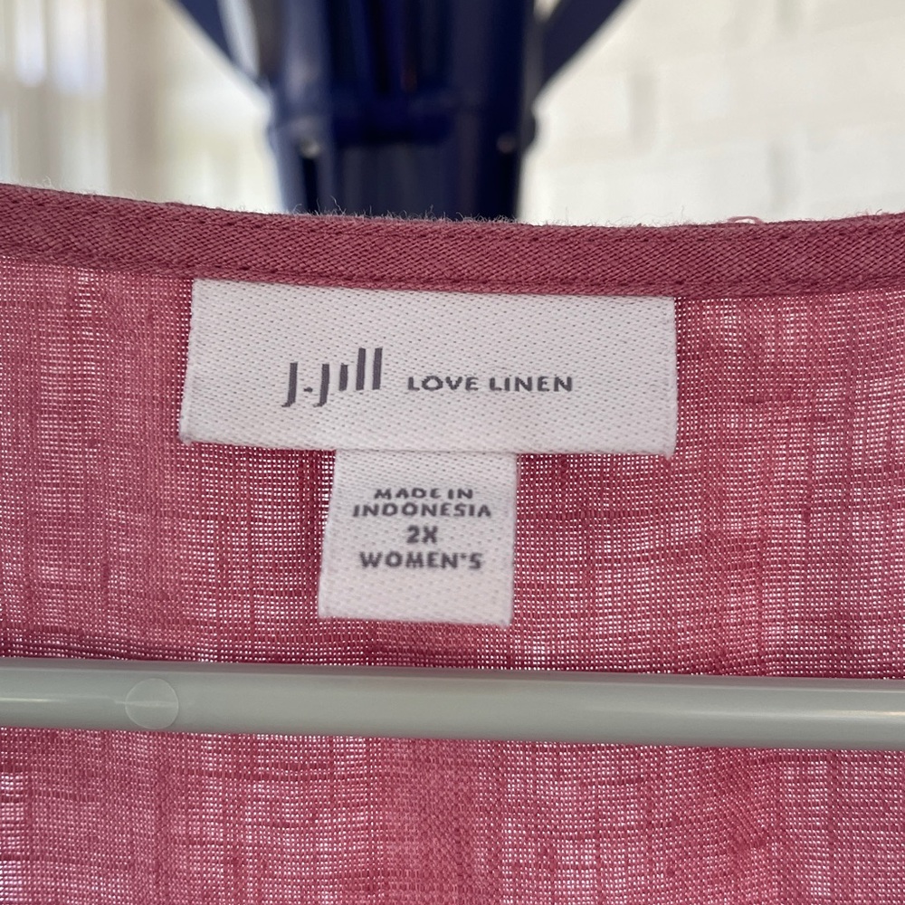 J. Jill Rose Linen Dress - Picture 2 of 10